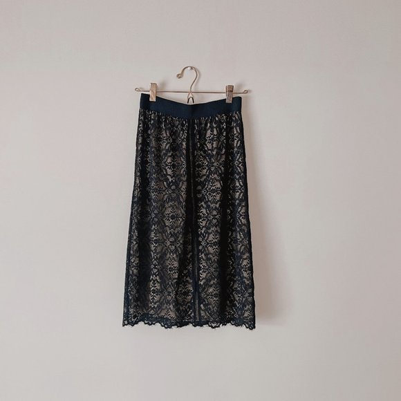 Wilfred Lace Overlay Skirt (XS) - Picture 1 of 2